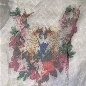 Rare vintage Clear transparent coat/sweater